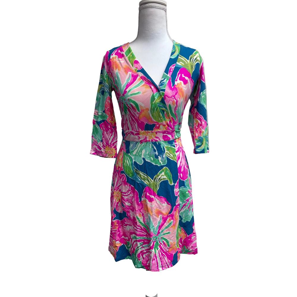 Lilly Pulitzer Short Sleeve Floral Dress